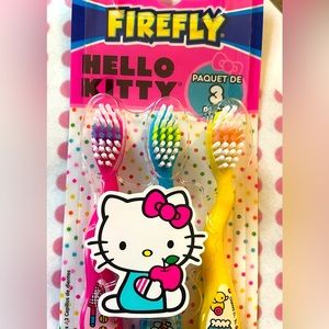 Firefly Hello Kitty 3 Pack Toothbrushes 🦷 🪥